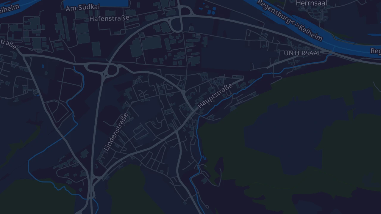 Karte von Saal an der Donau