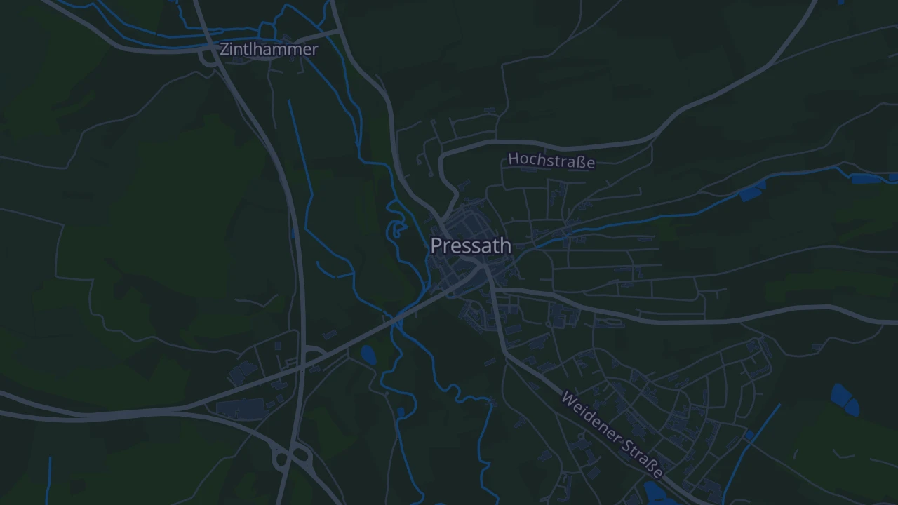 Karte von Pressath
