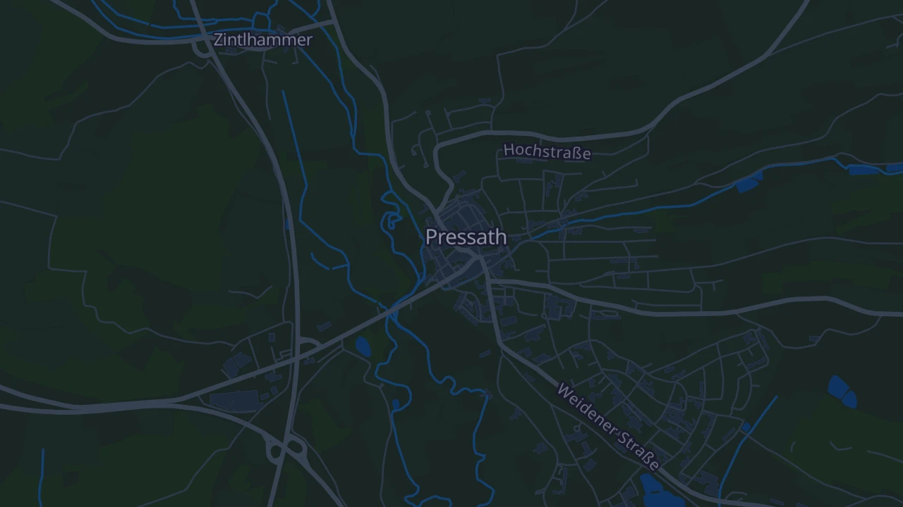Karte von Pressath