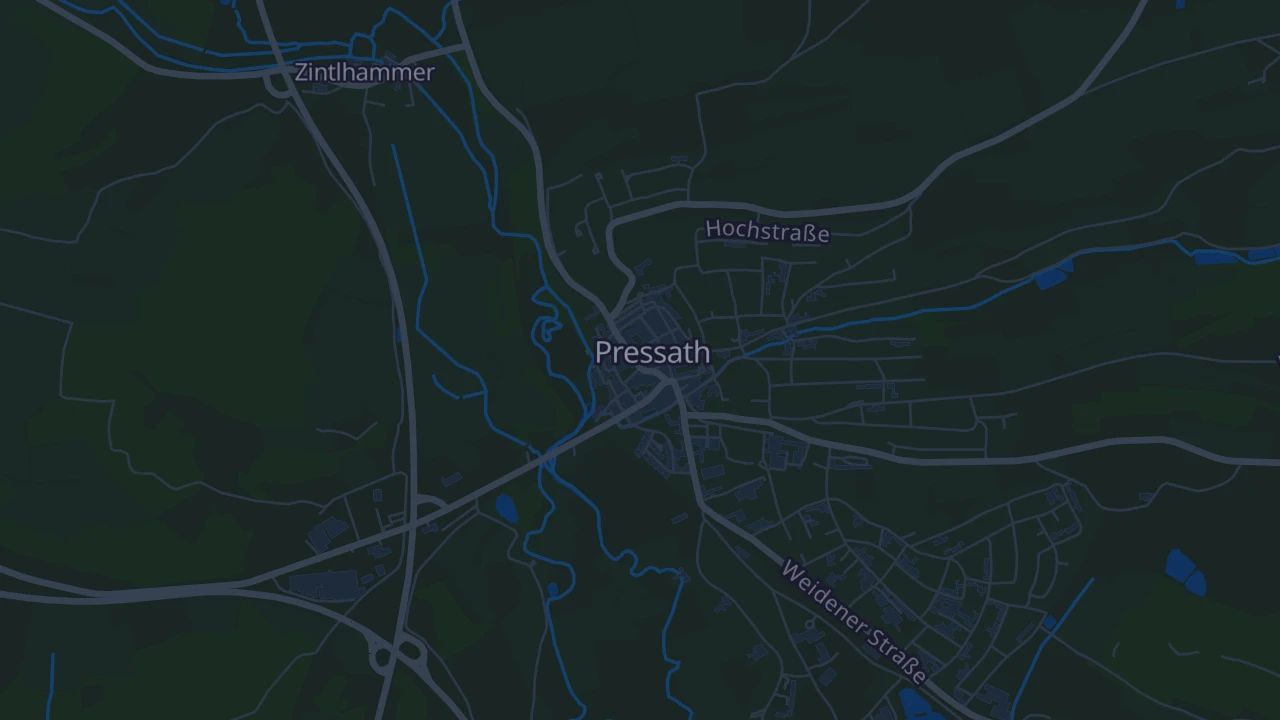 Karte von Pressath