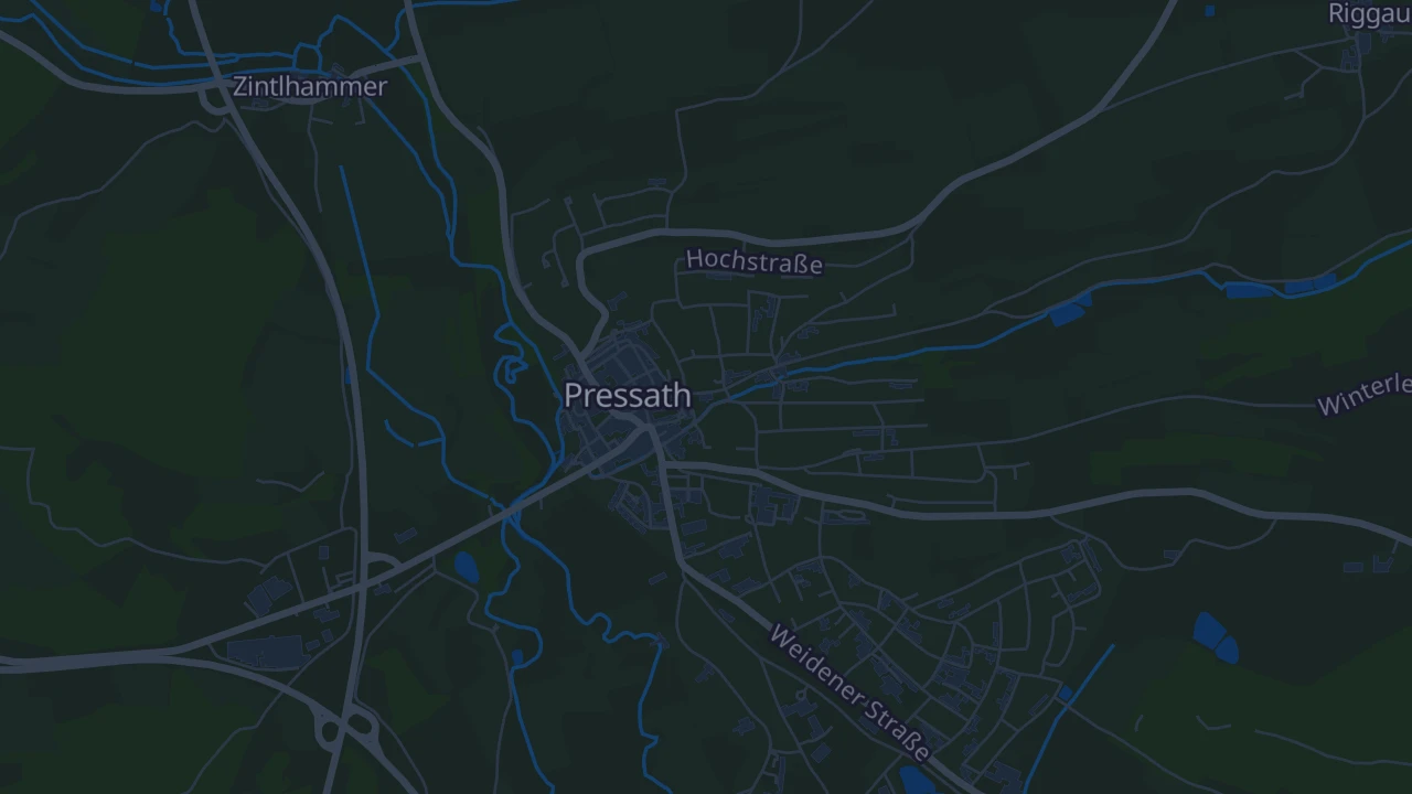 Karte von Pressath