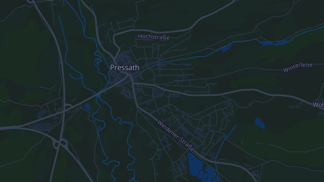 Karte von Pressath