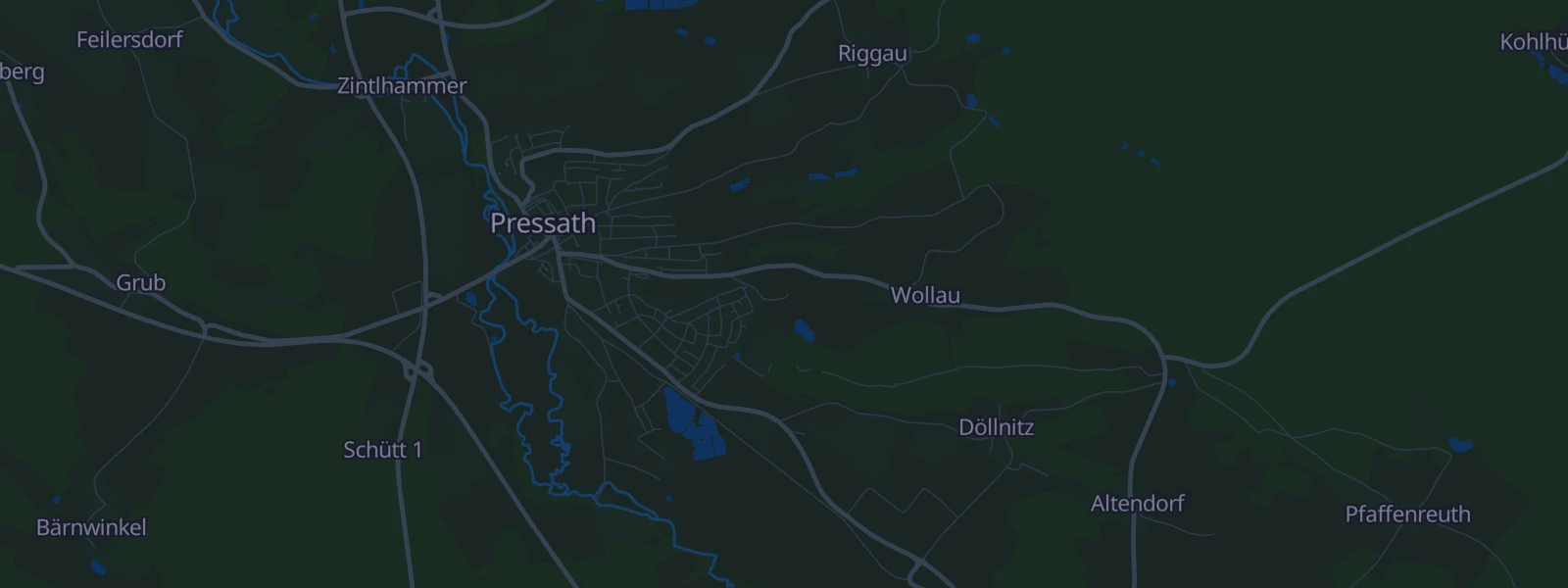 Karte von Pressath