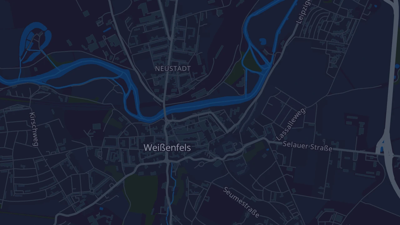 Karte von Weißenfels