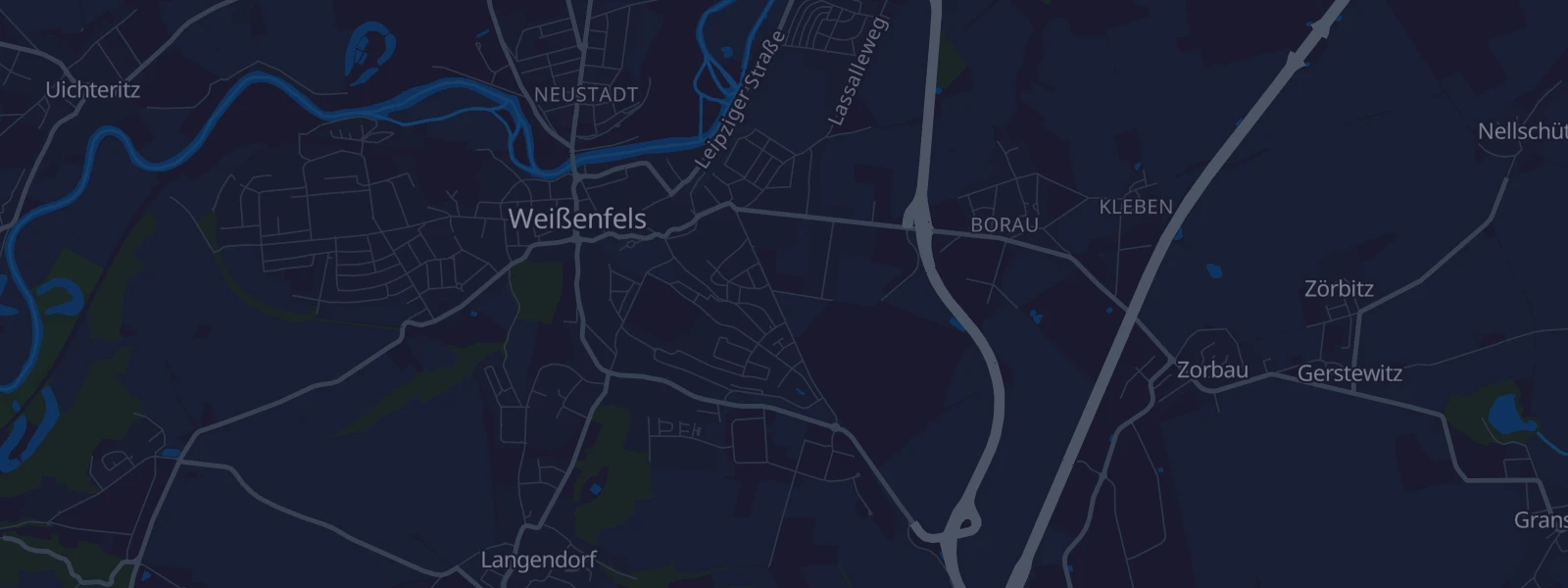 Karte von Lützen
