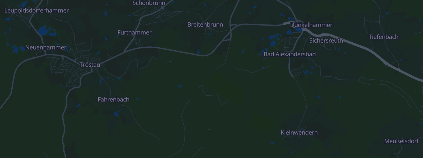 Karte von Wunsiedel