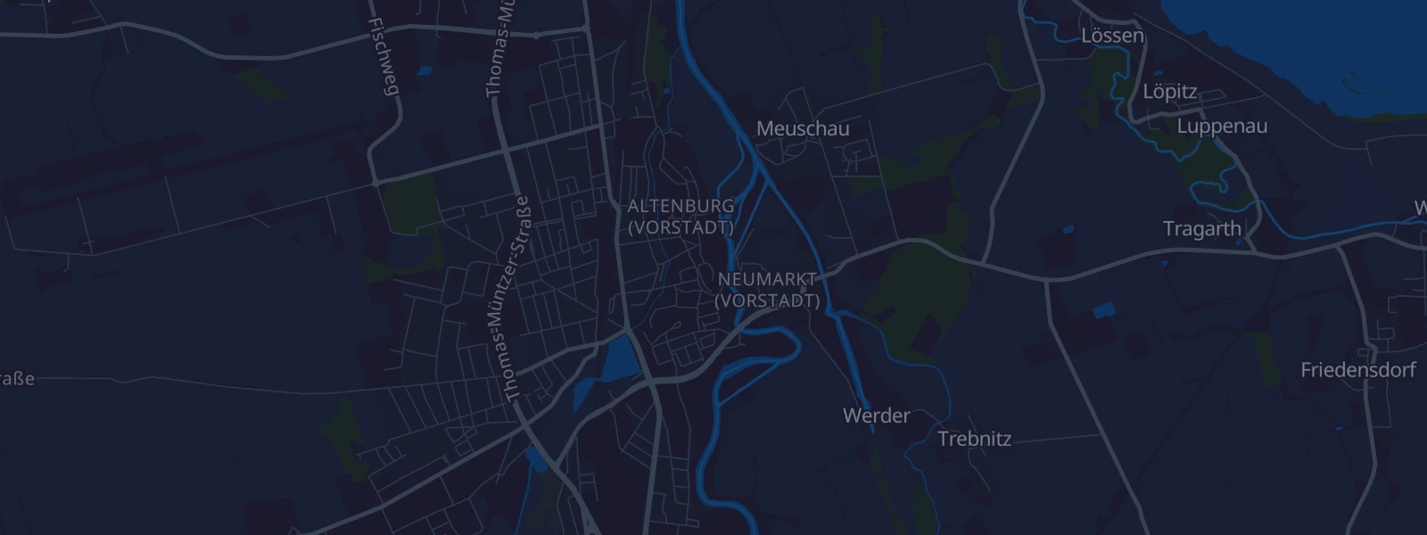 Karte von Merseburg