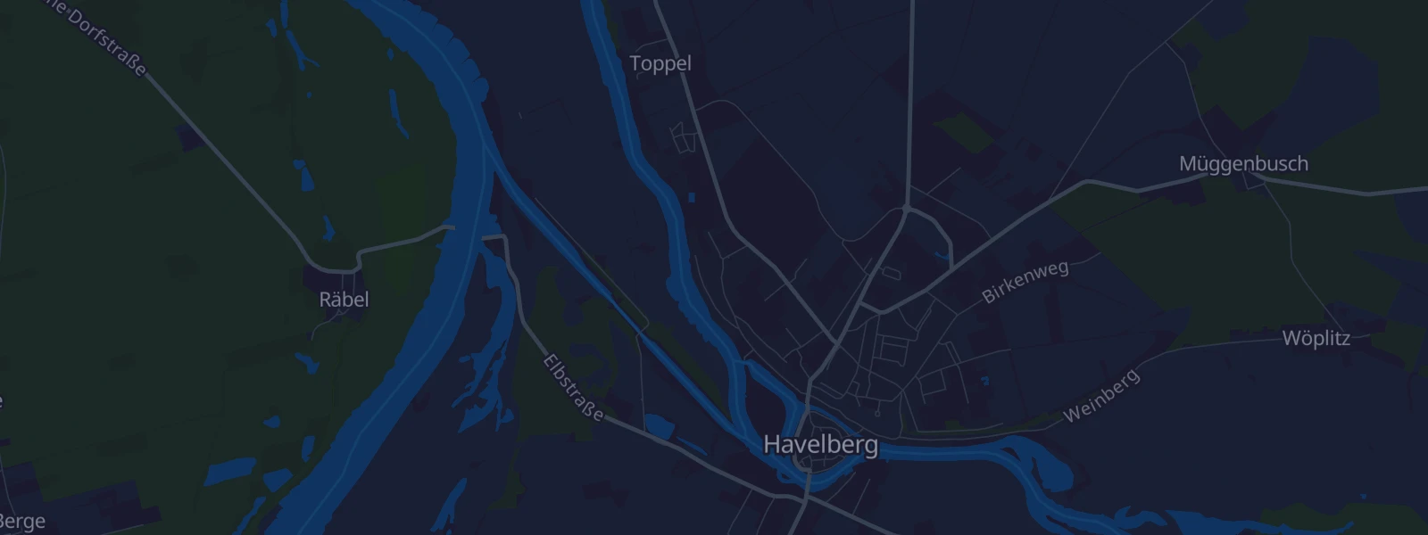 Karte von Havelberg
