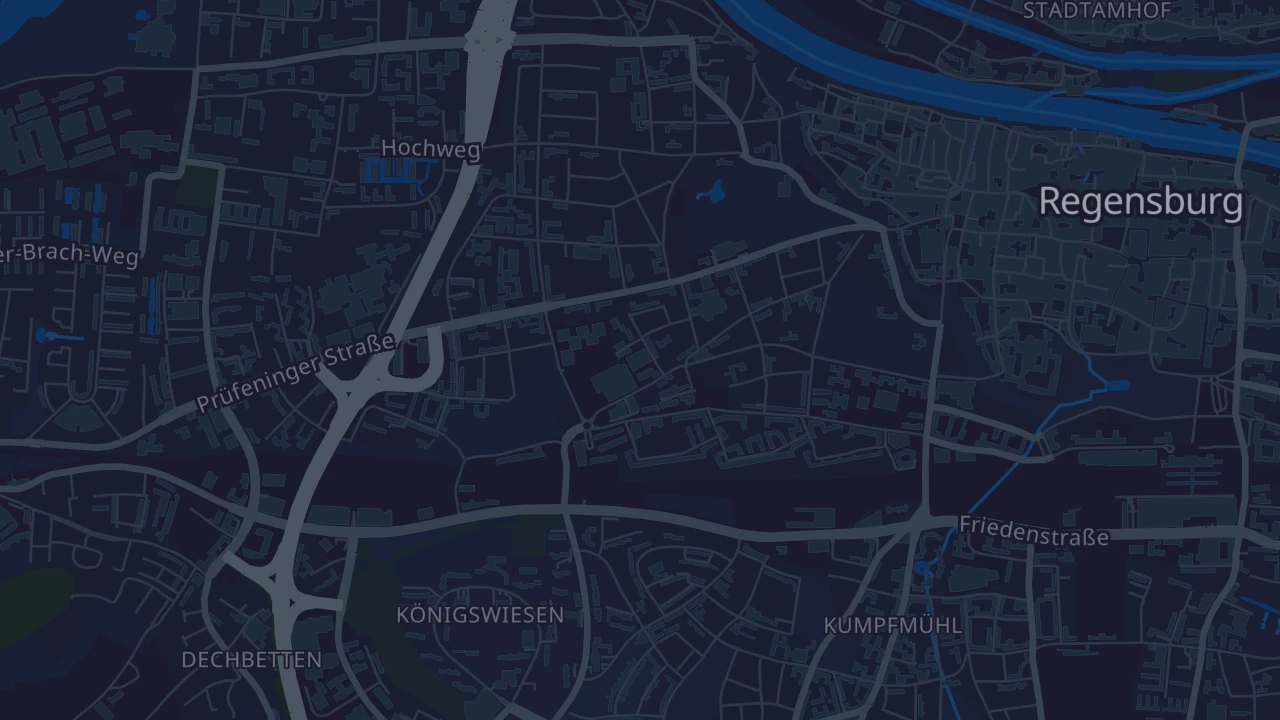 Karte von Regensburg