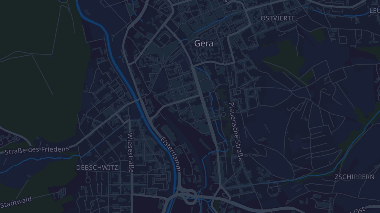 Karte von Gera
