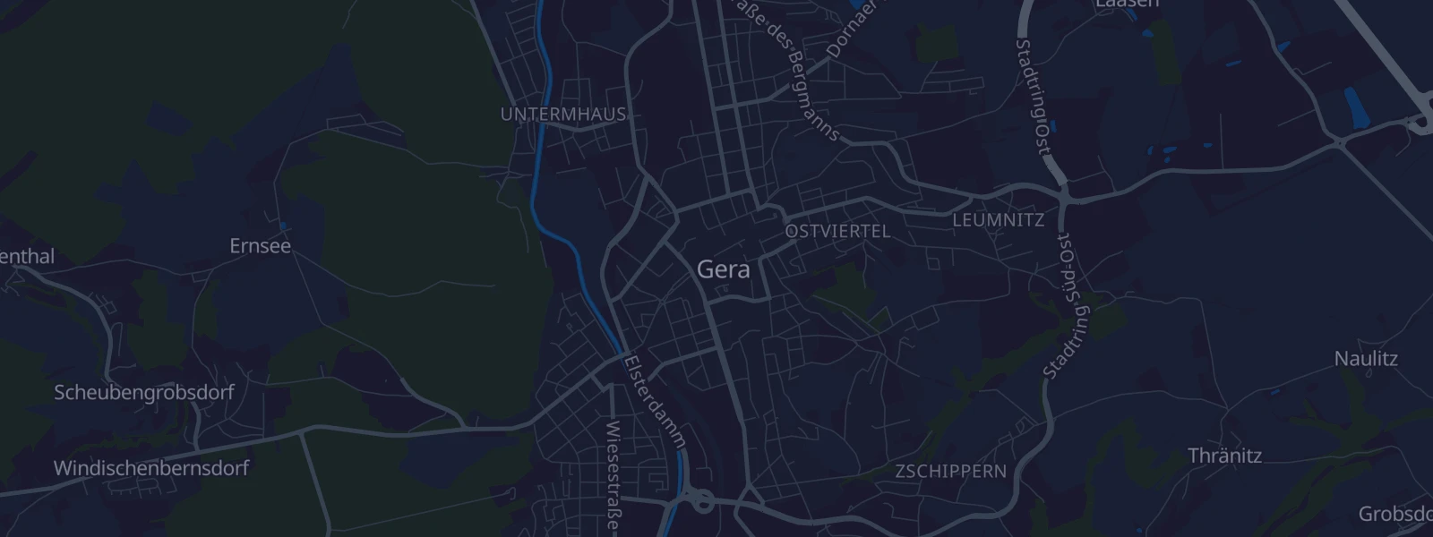 Karte von Gera