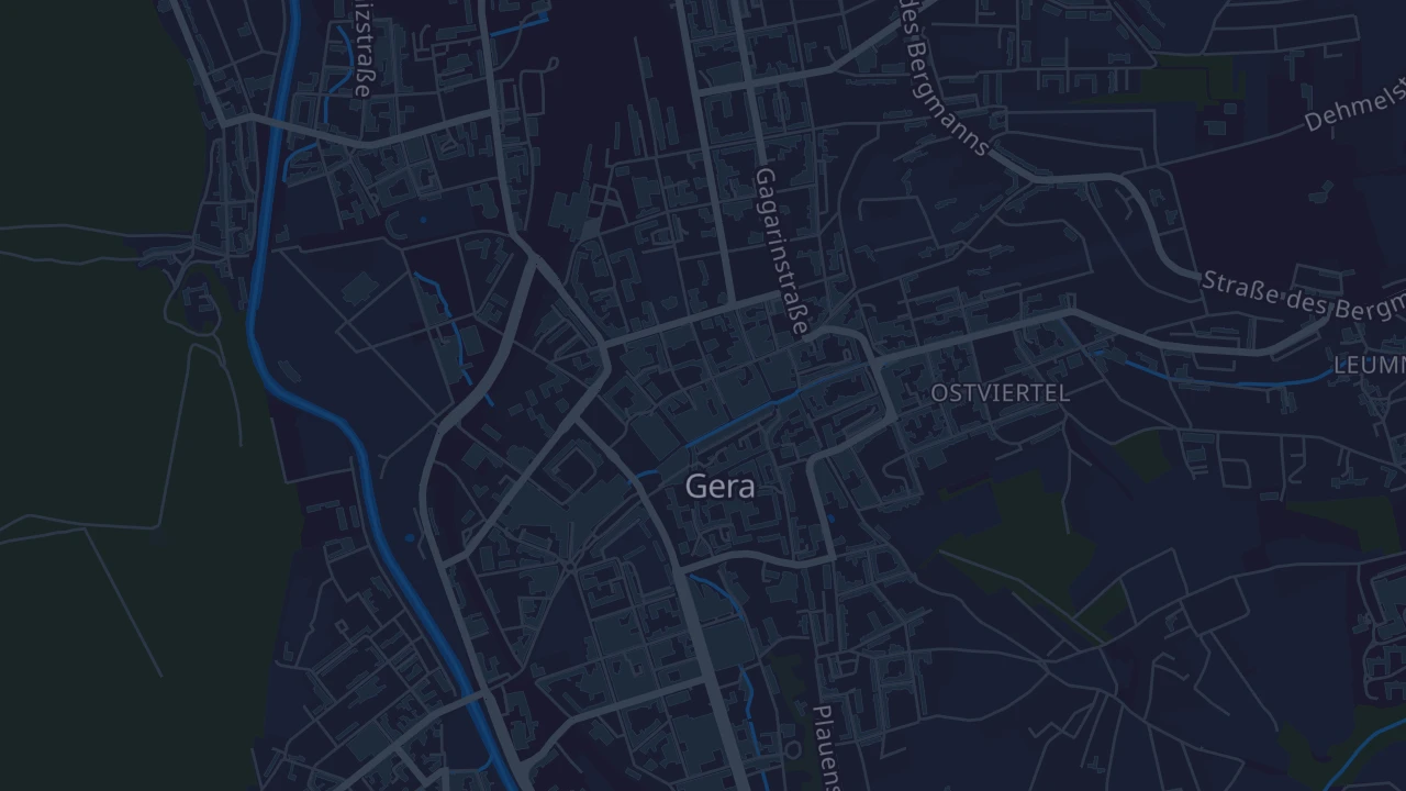 Karte von Gera