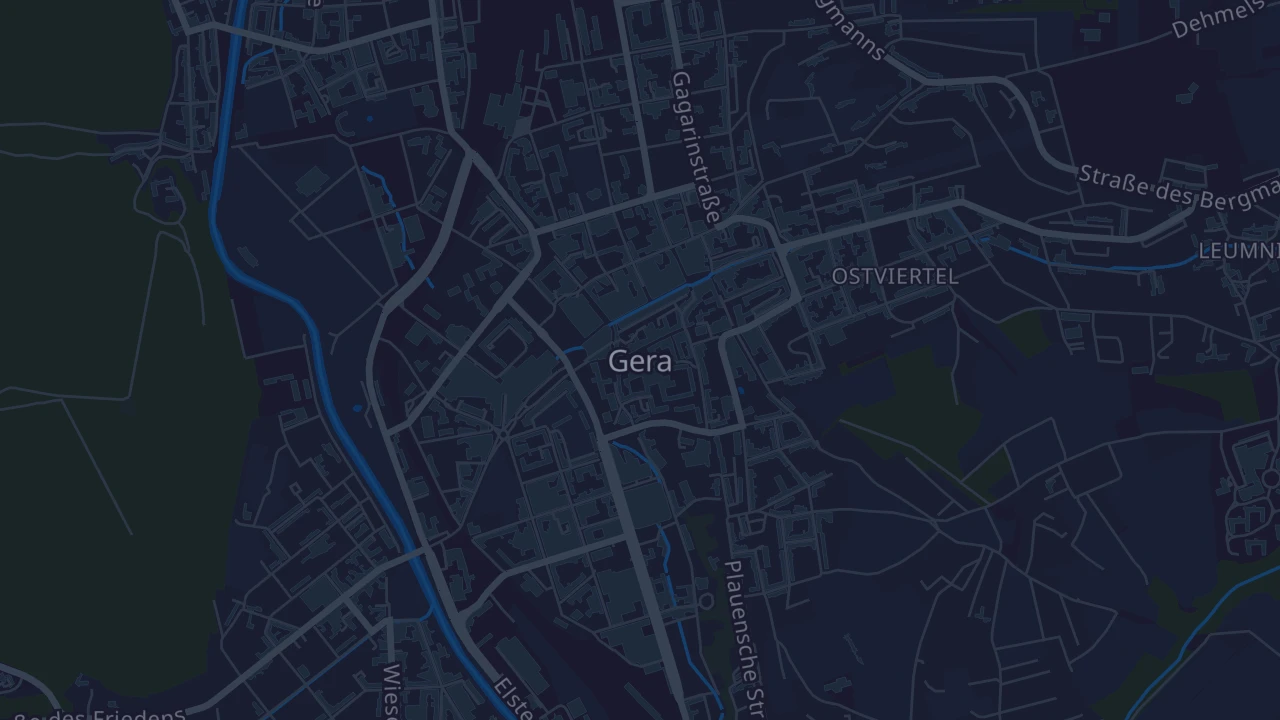 Karte von Gera
