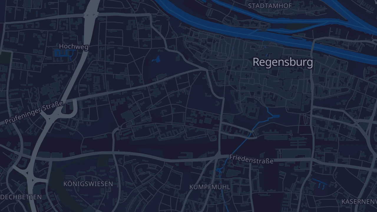Karte von Regensburg