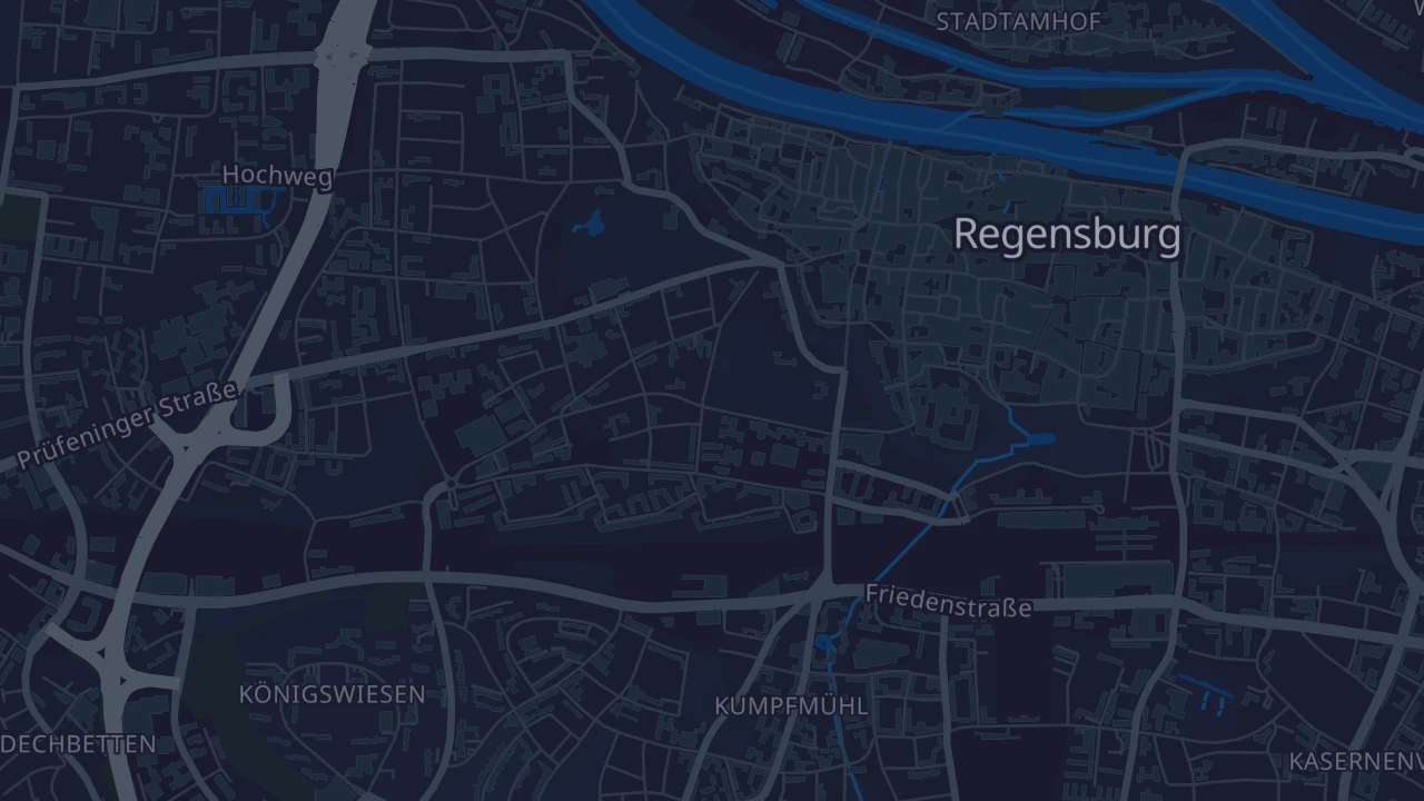 Karte von Regensburg