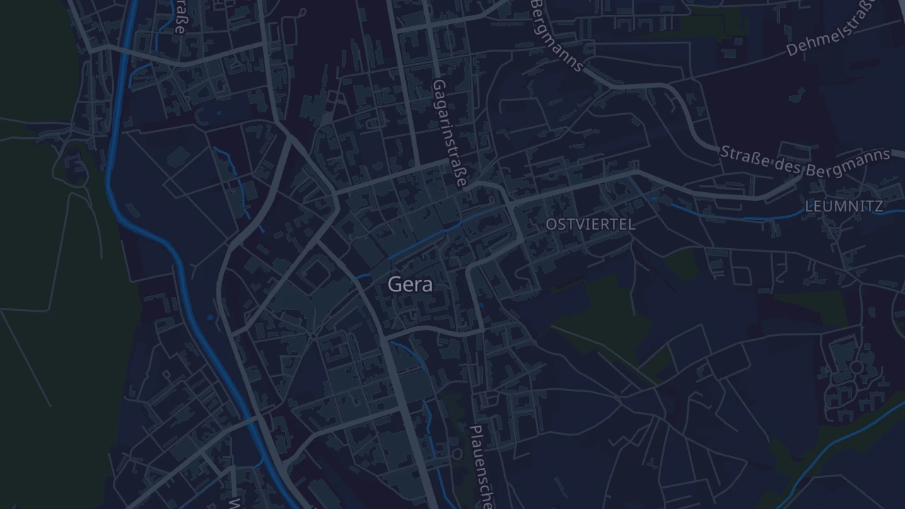 Karte von Gera