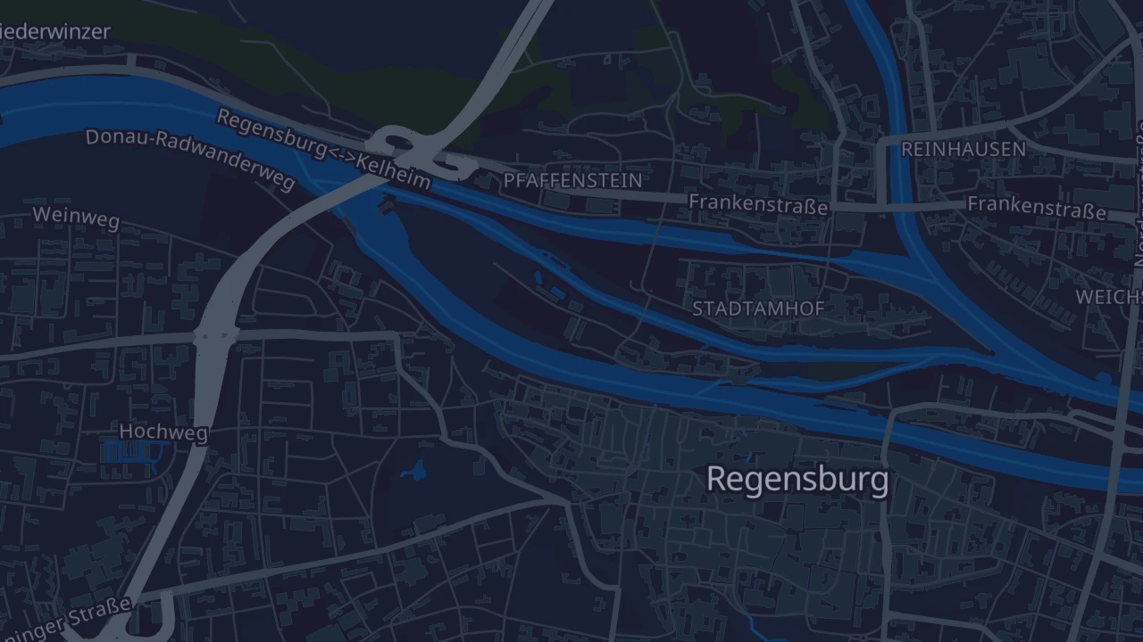 Karte von Regensburg