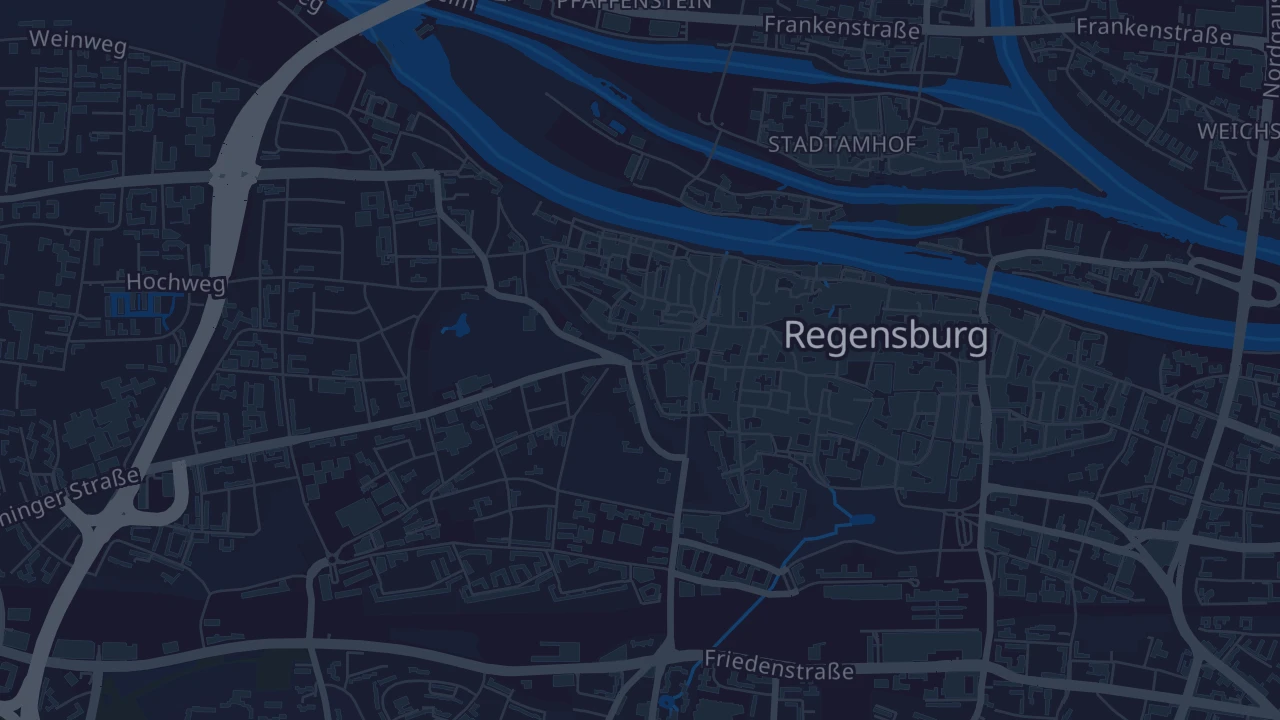 Karte von Regensburg