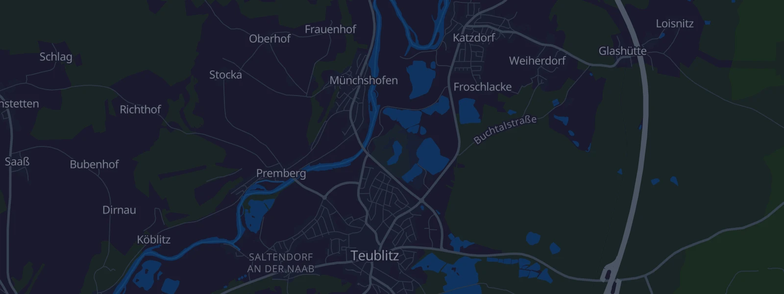 Karte von Teublitz