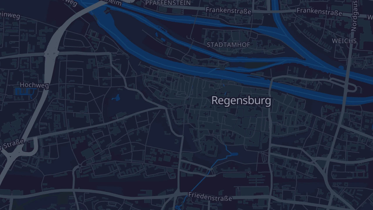 Karte von Regensburg