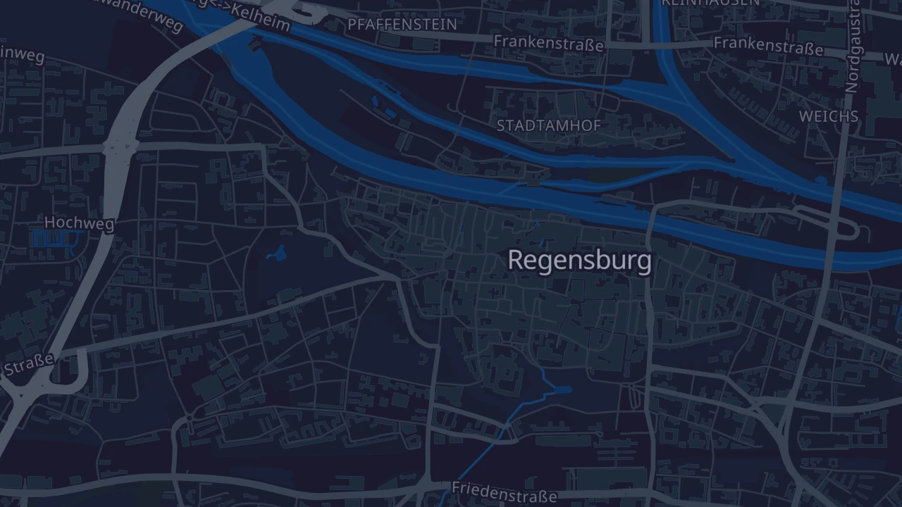 Karte von Regensburg