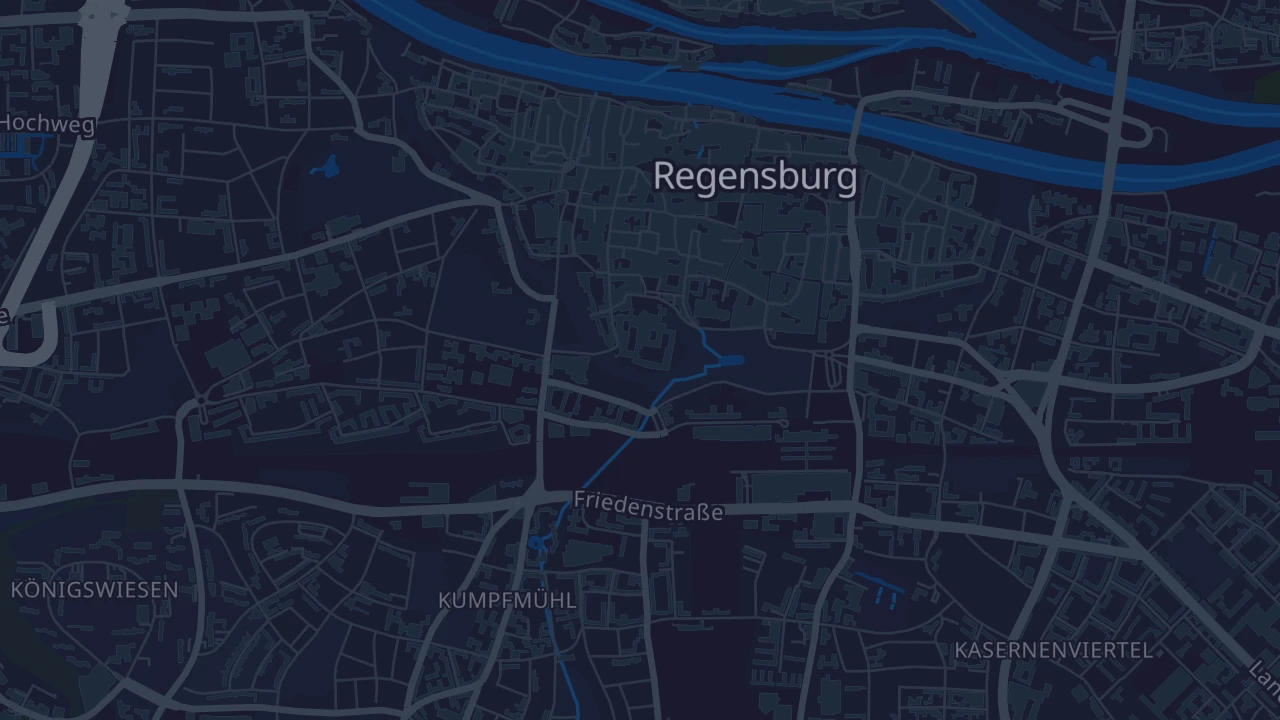 Karte von Regensburg