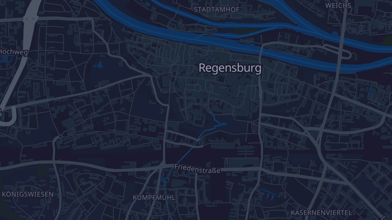 Karte von Regensburg