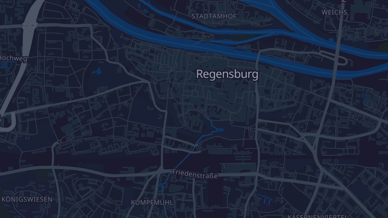 Karte von Regensburg