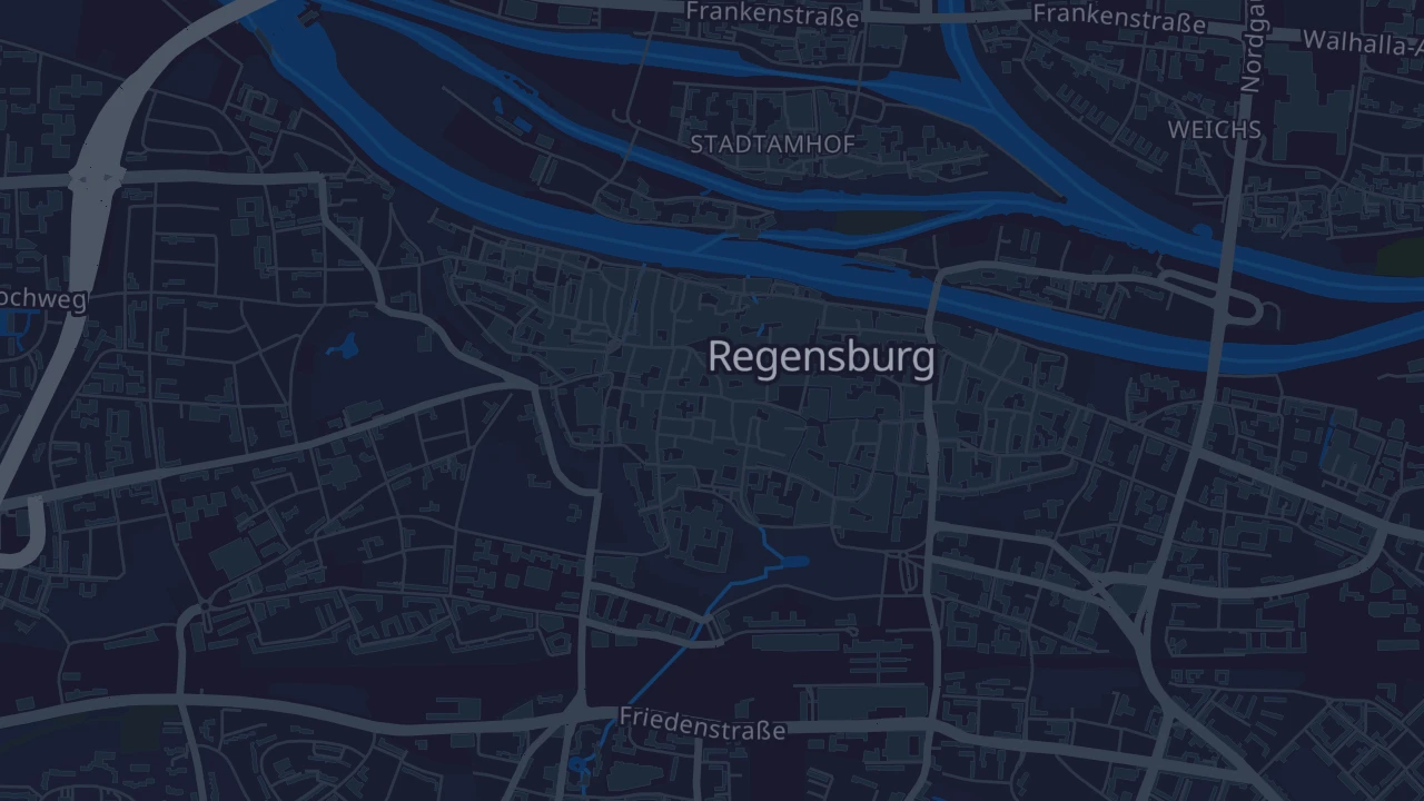Karte von Regensburg