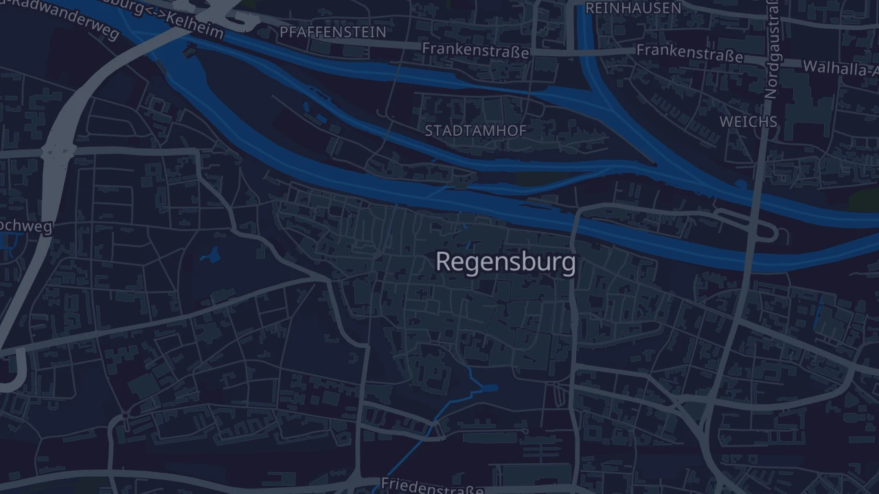 Karte von Regensburg