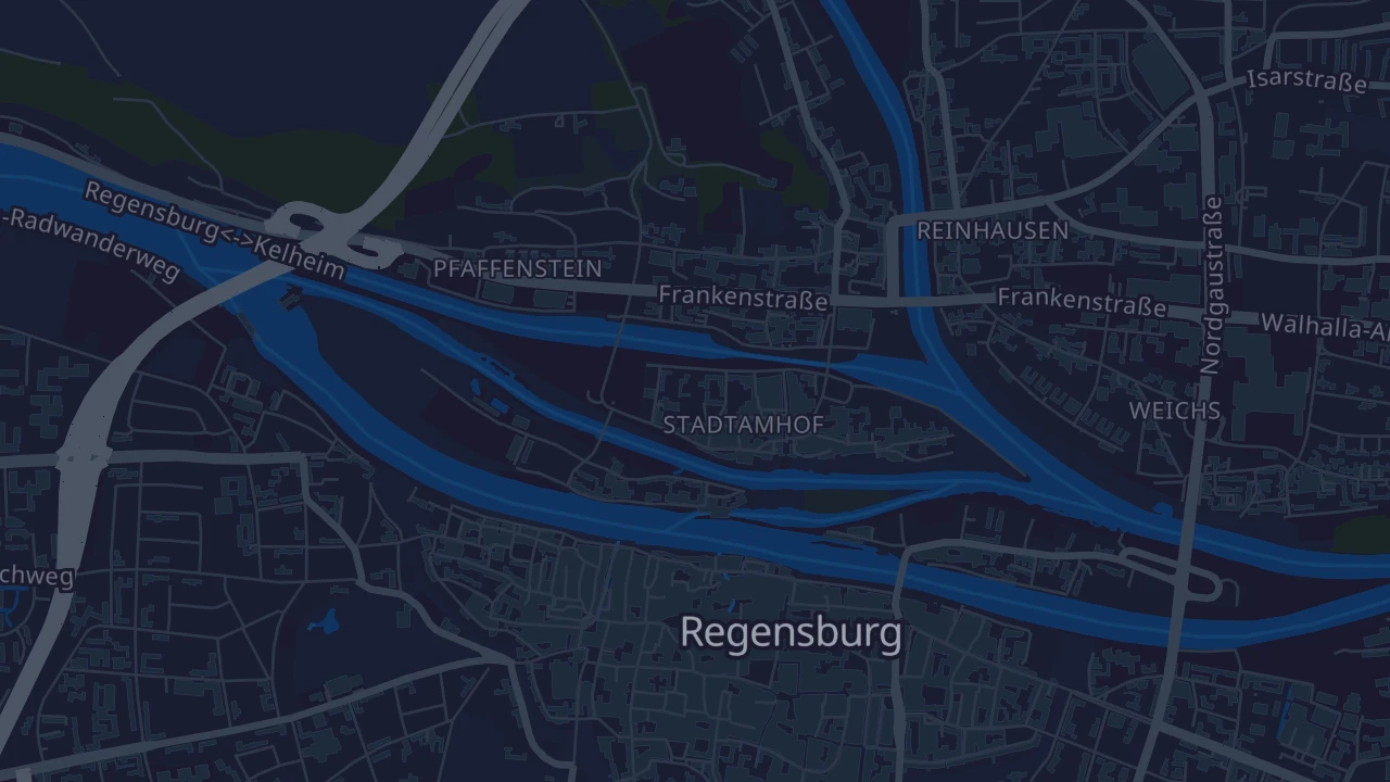 Karte von Regensburg