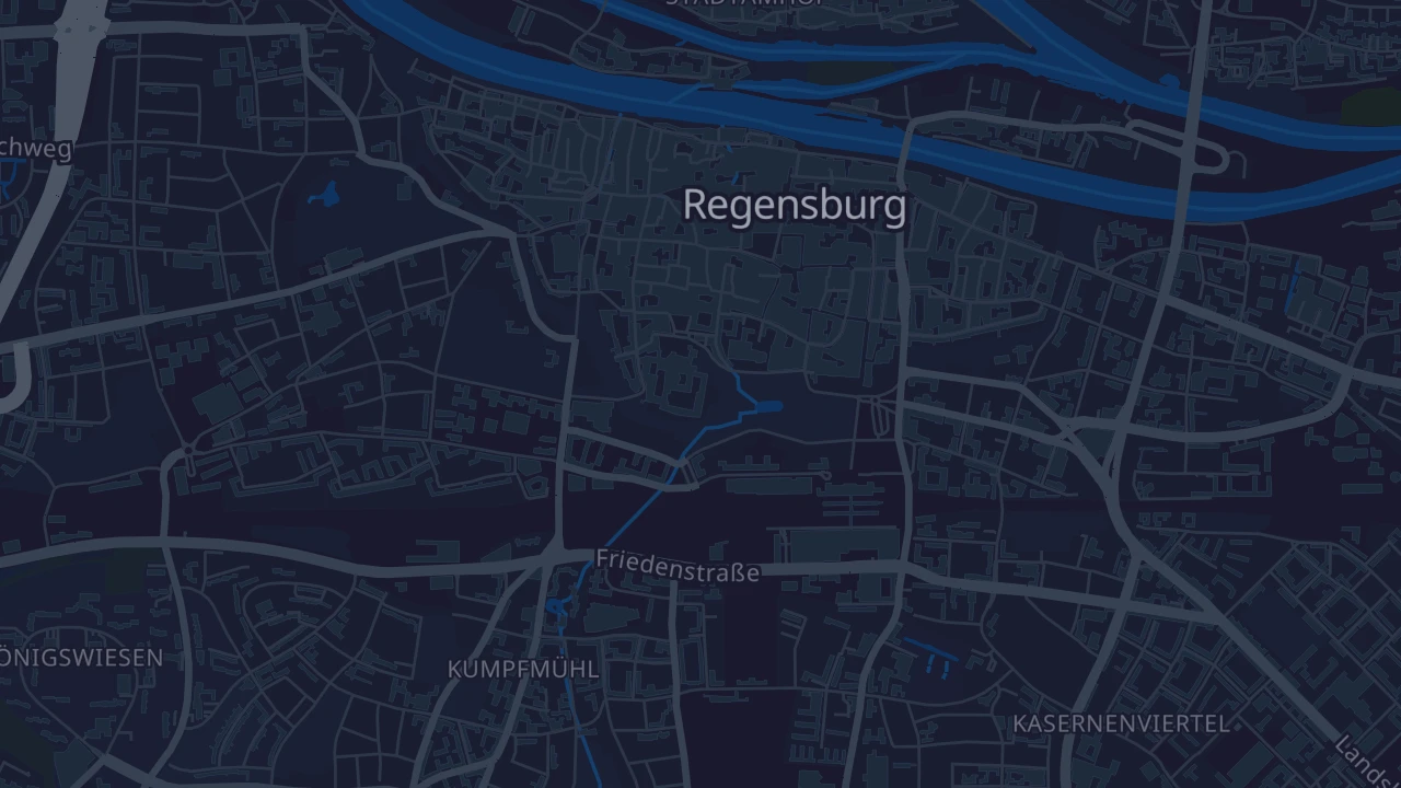 Karte von Regensburg