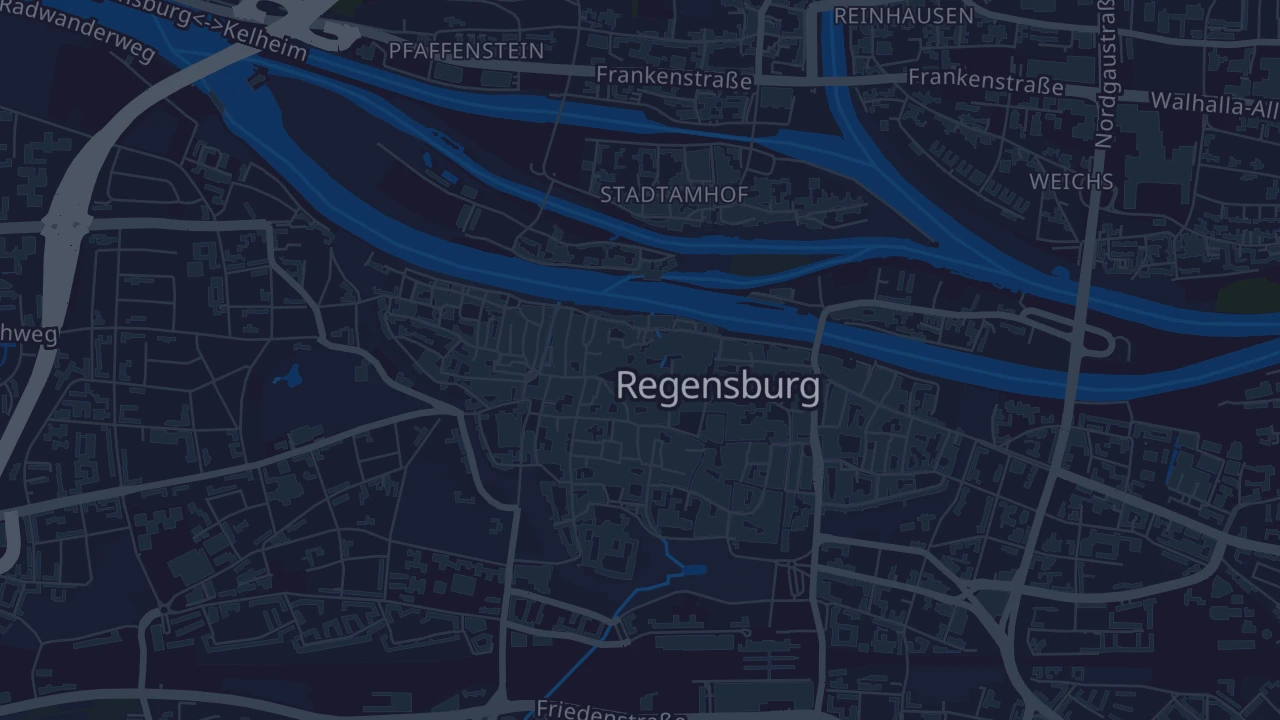Karte von Regensburg