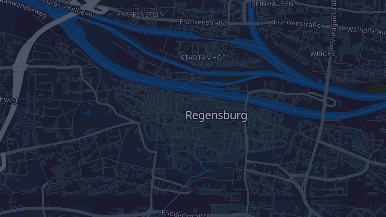 Karte von Regensburg