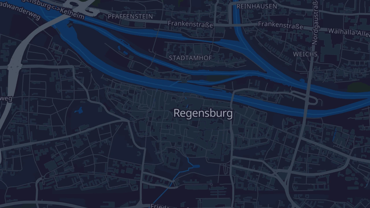 Karte von Regensburg