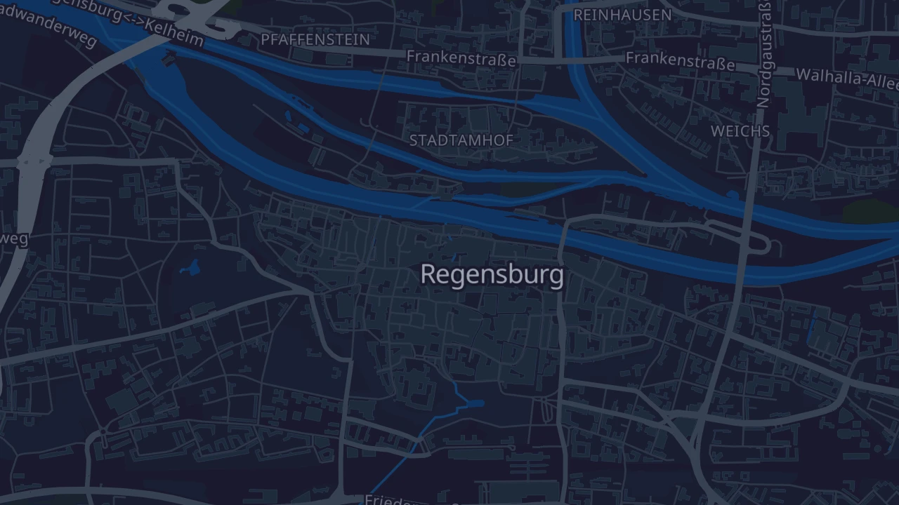Karte von Regensburg