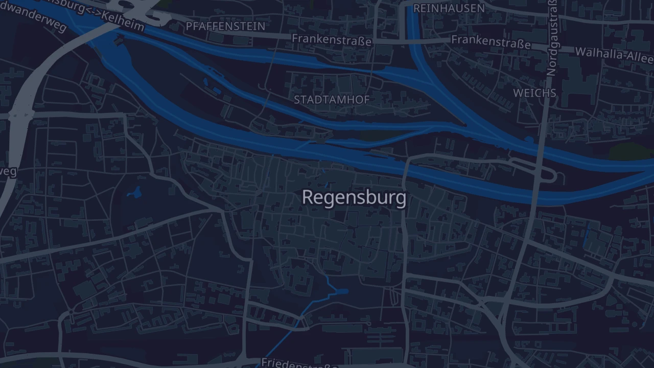Karte von Regensburg