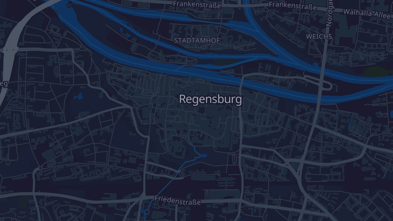 Karte von Regensburg