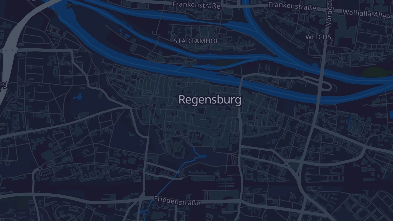 Karte von Regensburg