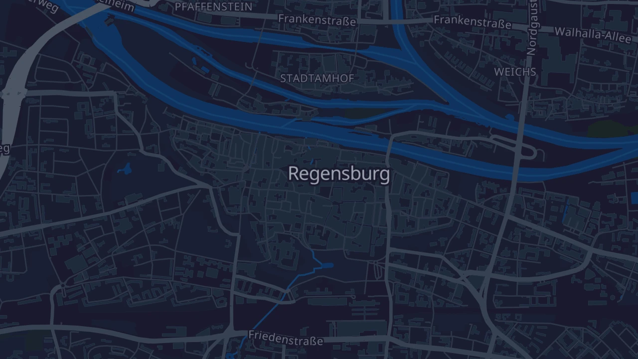 Karte von Regensburg