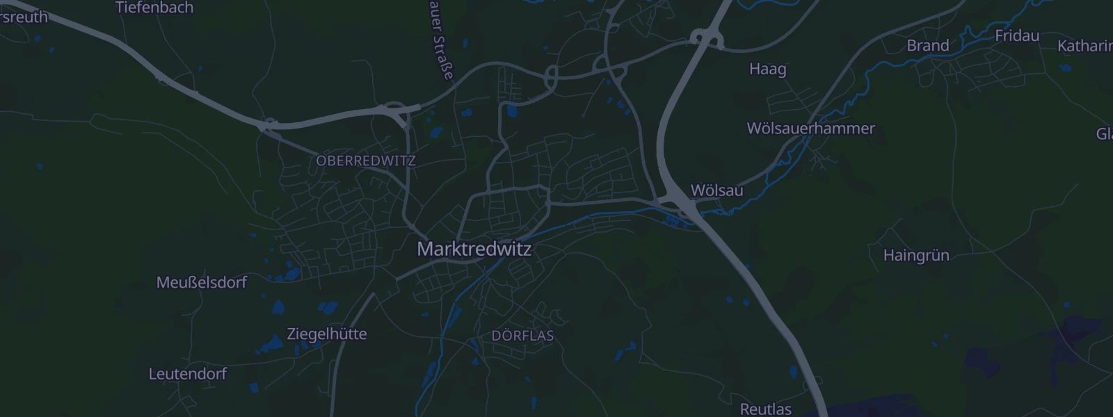 Karte von Marktredwitz