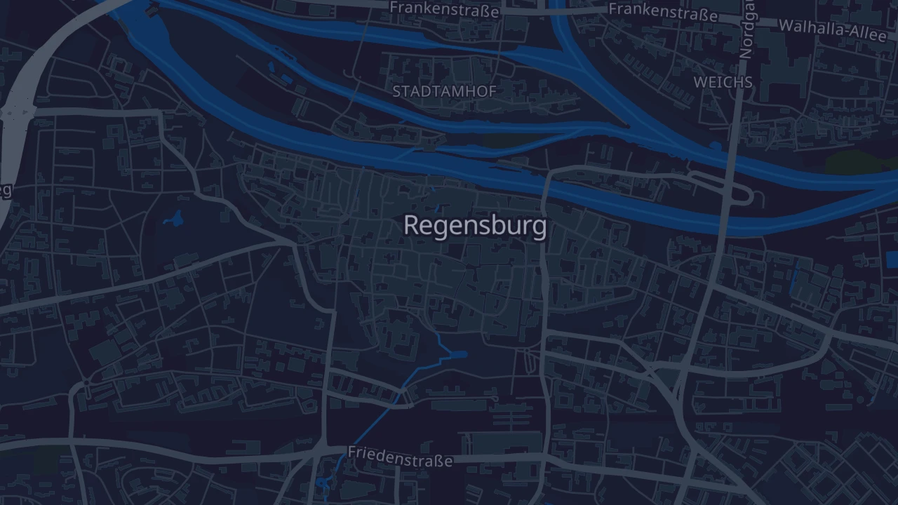 Karte von Regensburg