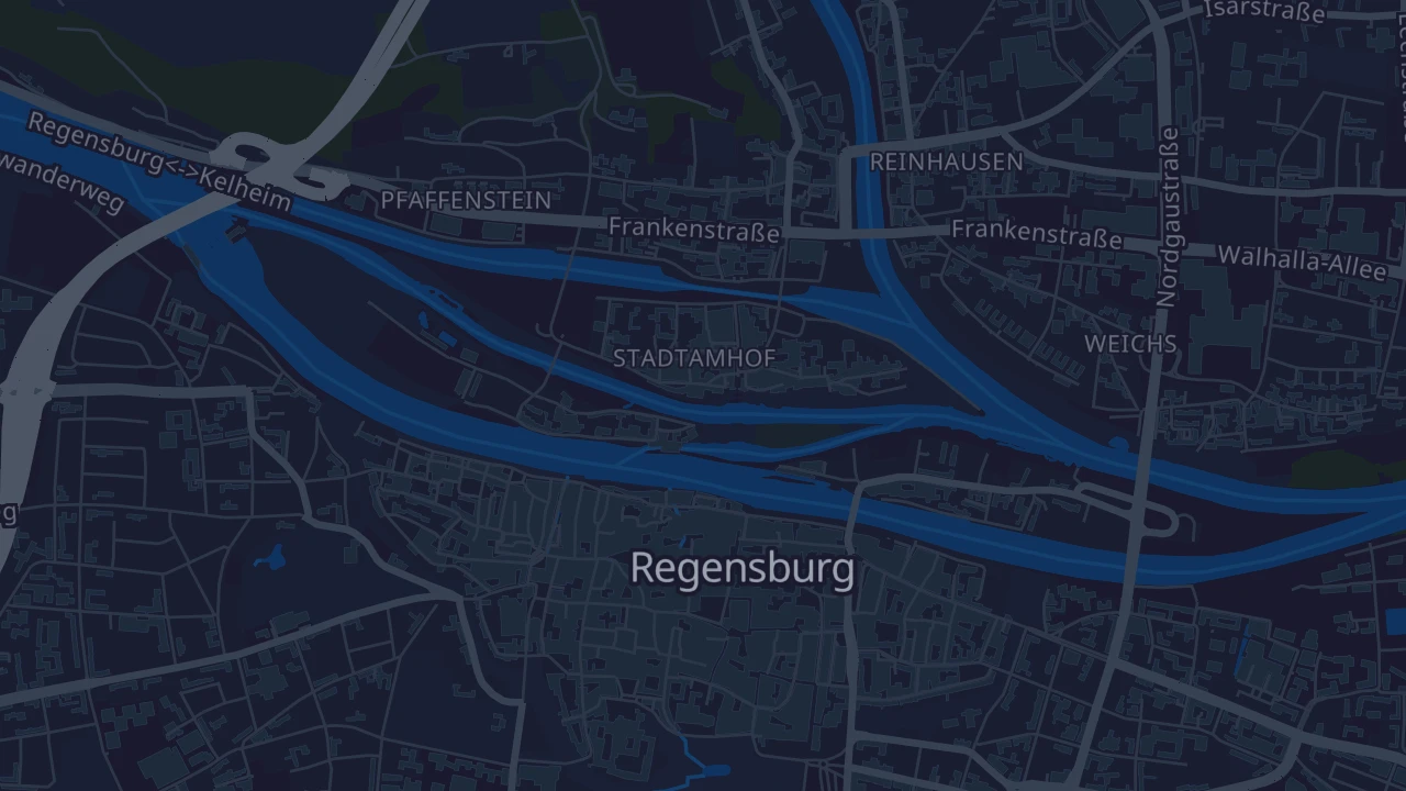 Karte von Regensburg