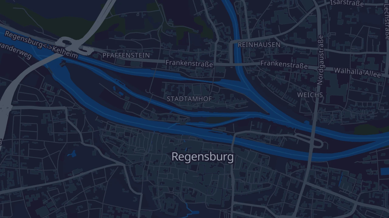 Karte von Regensburg