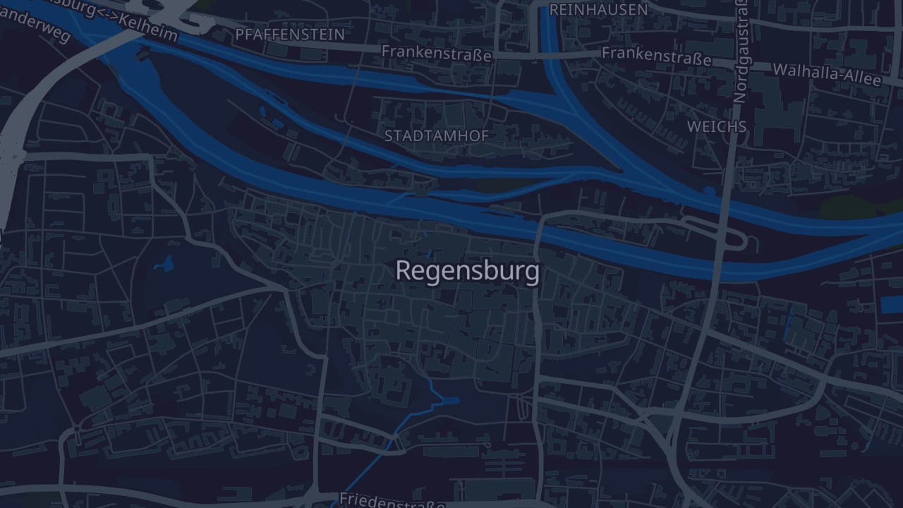 Karte von Regensburg