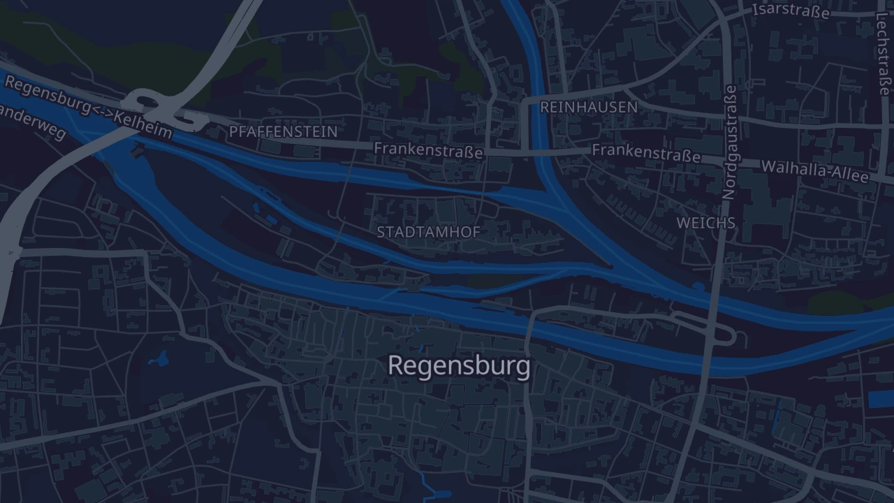 Karte von Regensburg