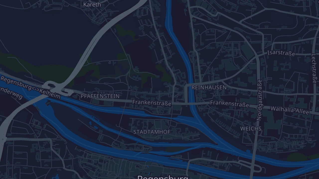 Karte von Regensburg