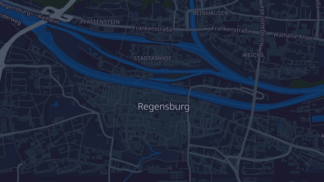 Karte von Regensburg