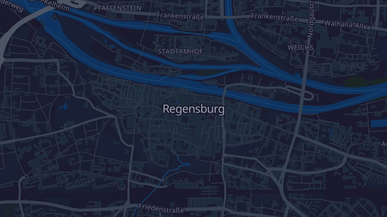Karte von Regensburg