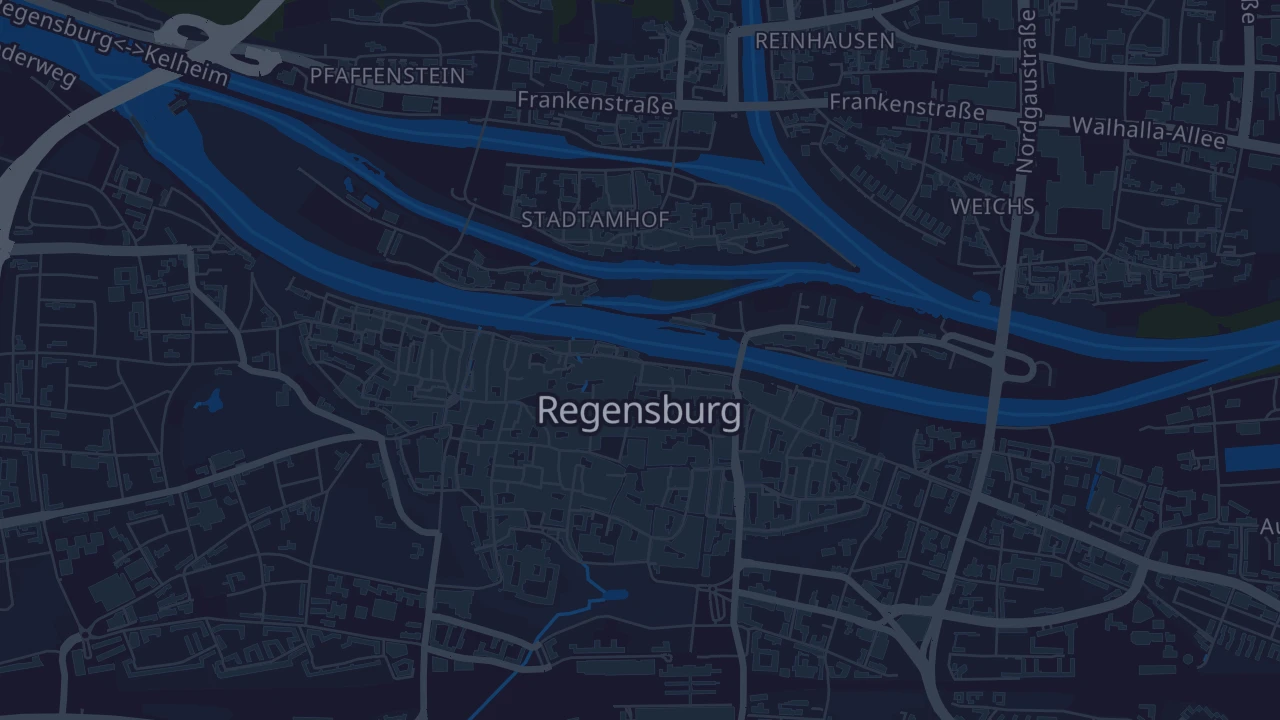 Karte von Regensburg